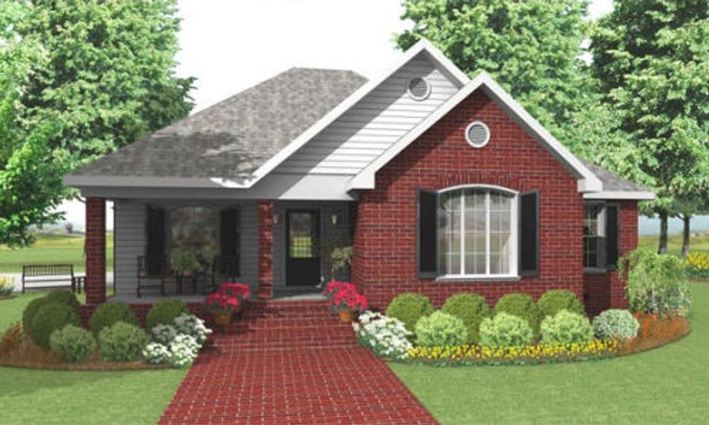 Traditional Style House Plan - 3 Beds 2 Baths 1600 Sq/Ft Plan #406-142