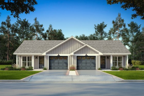 Exterior - Front Elevation 3 for Traditional House Plan #430-350 - 4 bed, 4 bath