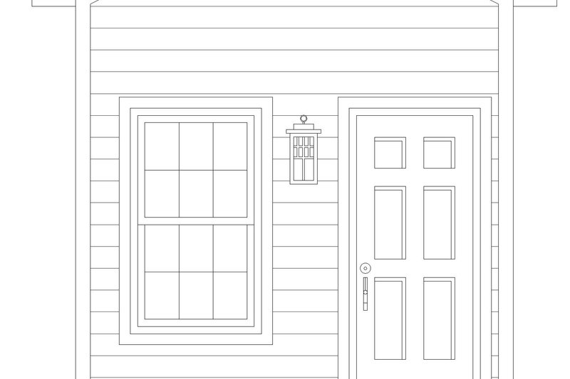 House Blueprint - Exterior - Front Elevation 3 for Southern House Plan #932-875, 0 bath