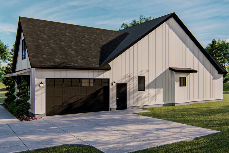 House Design - Exterior - Other Elevation for Farmhouse House Plan #455-303 - 3 bed, 2.5 bath