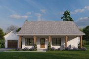 Farmhouse Style House Plan - 3 Beds 2 Baths 1363 Sq/Ft Plan #17-3448 