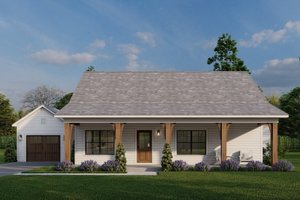 Farmhouse Exterior - Front Elevation Plan #17-3448