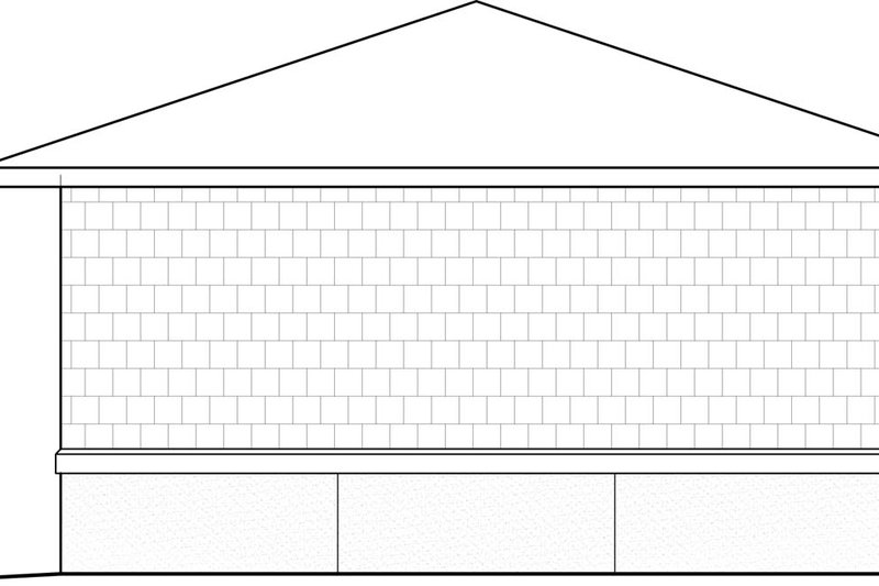 Architectural House Design - Exterior - Rear Elevation for Craftsman House Plan #895-52, 0 bath