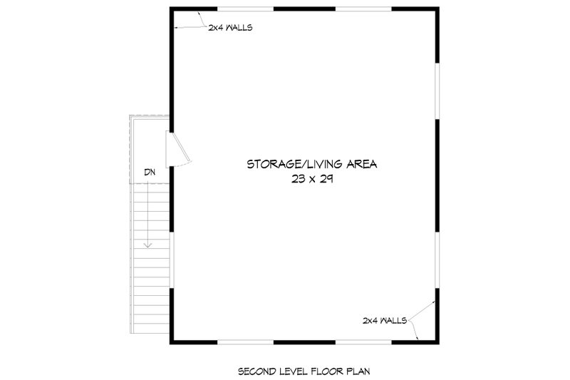 Home Plan - Floor Plan - Upper Floor for Southern House Plan #932-815, 0 bath