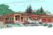 Traditional Style House Plan - 3 Beds 3.5 Baths 3609 Sq/Ft Plan #60-382 