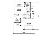 Modern Style House Plan - 3 Beds 2.5 Baths 2077 Sq/Ft Plan #20-2482 
