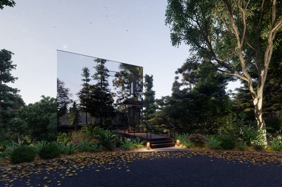 Exterior - Other Elevation 3 for Modern House Plan #123-125 - 2 bed, 2 bath