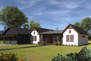 Farmhouse Exterior - Front Elevation Plan #933-18
