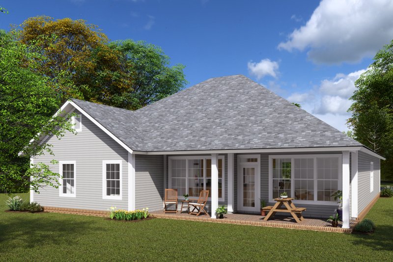 Traditional Style House Plan - 3 Beds 2 Baths 1679 Sq/Ft Plan #513-2080 ...