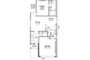 European Style House Plan - 3 Beds 2.5 Baths 1863 Sq/Ft Plan #84-566 