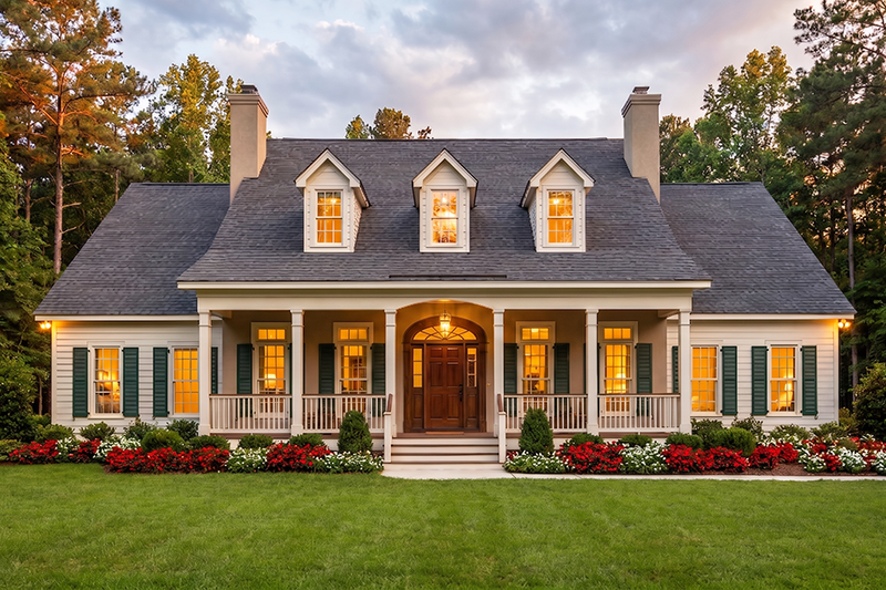 Home Plan - Exterior - Front Elevation 2 for Southern House Plan #406-225 - 3 bed, 2.5 bath