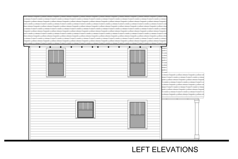 House Design - Exterior - Other Elevation for Colonial House Plan #1058-212 - 3 bed, 2.5 bath