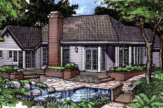 Exterior - Other Elevation 1 for Traditional House Plan #320-123 - 3 bed, 2 bath