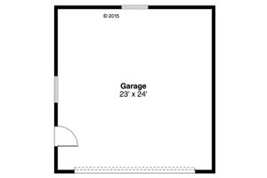 Floor Plan - Main Floor for Country House Plan #124-997, 0 bath