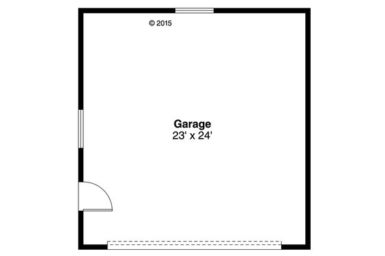 Floor Plan - Main Floor for Country House Plan #124-997, 0 bath