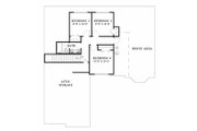 European Style House Plan - 4 Beds 2.5 Baths 2041 Sq/Ft Plan #17-2046 