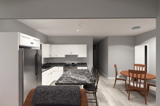 Interior - Kitchen for Modern House Plan #513-2407 - 3 bed, 2 bath