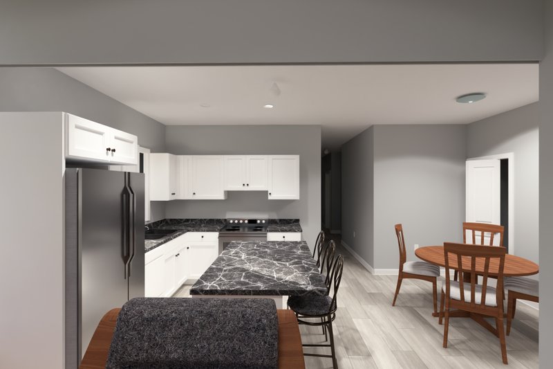 House Plan Design - Interior - Kitchen for Modern House Plan #513-2407 - 3 bed, 2 bath