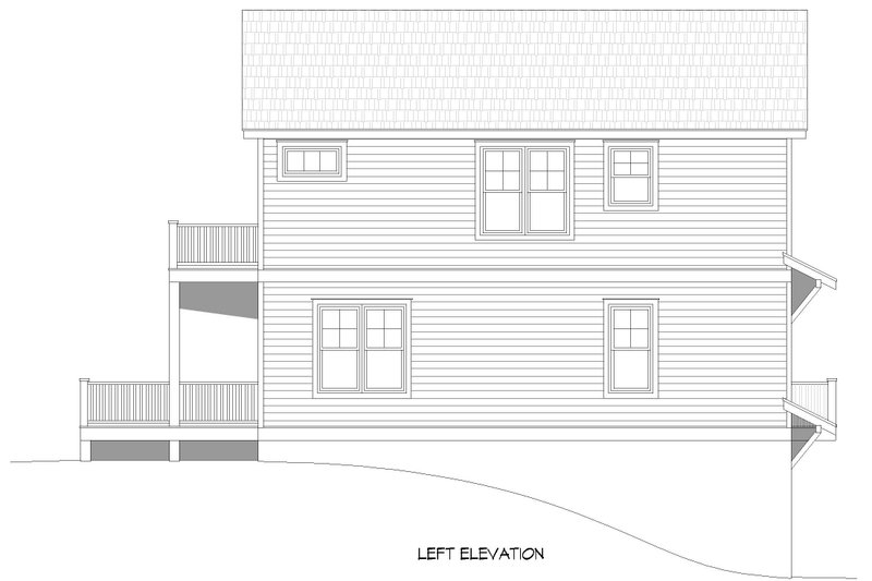 Dream House Plan - Exterior - Other Elevation for Country House Plan #932-1460 - 4 bed, 3 bath