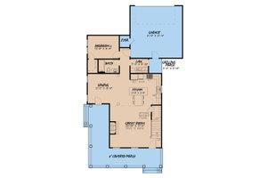 Floor Plan - Main Floor for Country House Plan #923-143 - 3 bed, 3 bath