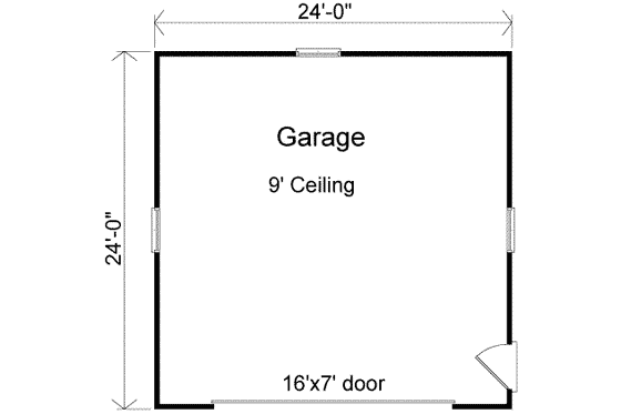 Floor Plan - Main Floor for Traditional House Plan #22-444, 0 bath