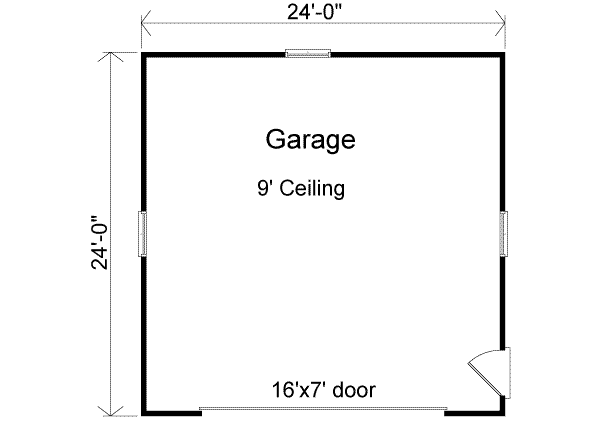 Home Plan - Traditional Floor Plan - Main Floor Plan #22-444