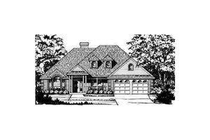Traditional Exterior - Front Elevation Plan #40-175