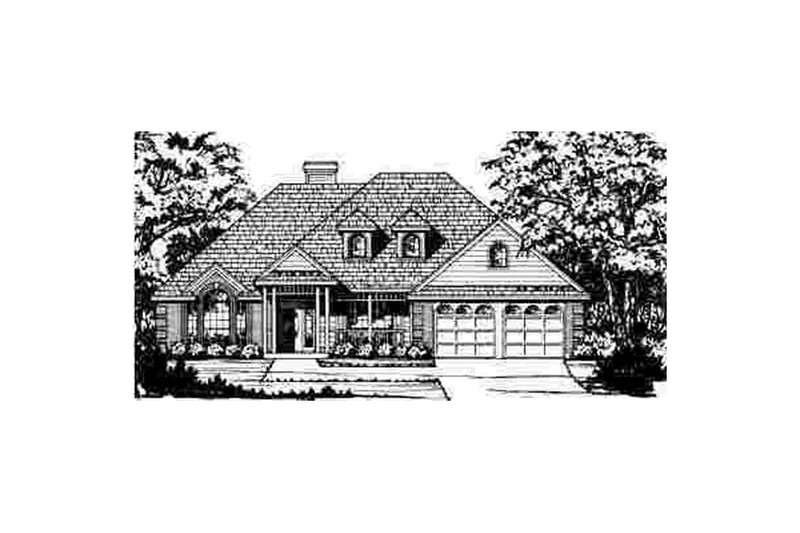 Traditional Style House Plan - 4 Beds 2 Baths 1825 Sq/Ft Plan #40-175