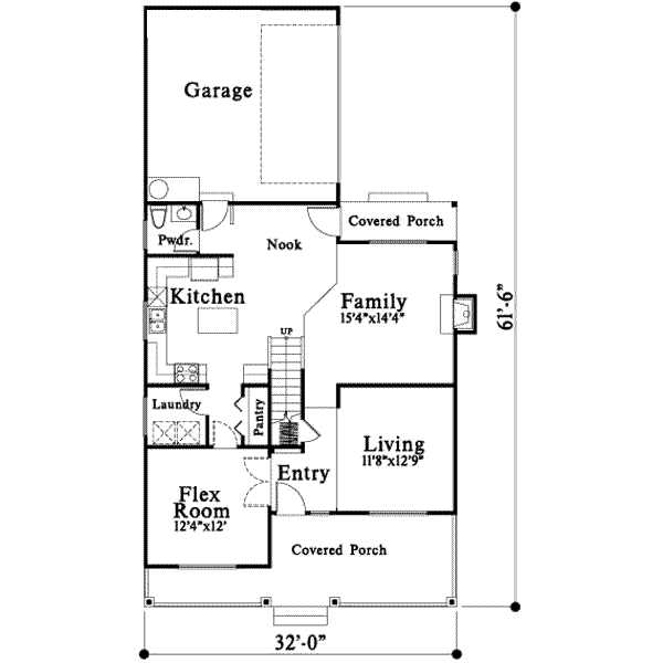 Country Floor Plan - Main Floor Plan #78-150