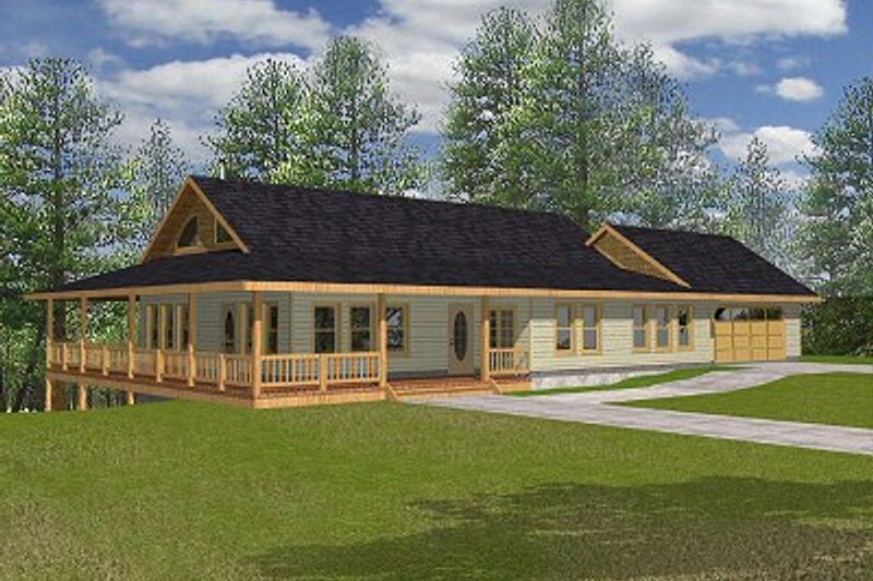 Home Plan - Traditional Exterior - Front Elevation Plan #117-167