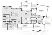 Farmhouse Style House Plan - 5 Beds 5.5 Baths 4838 Sq/Ft Plan #1088-3 