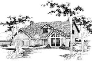 Traditional Exterior - Front Elevation Plan #303-113