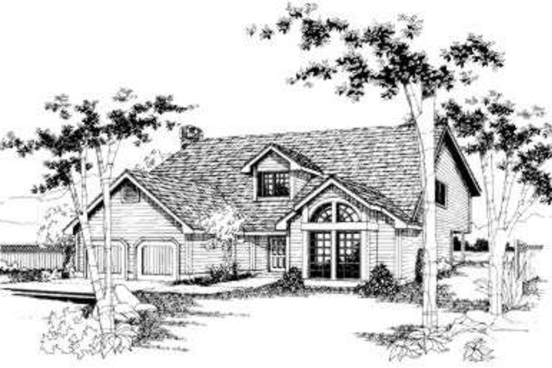 Traditional Style House Plan - 3 Beds 2.5 Baths 1888 Sq/Ft Plan #303-113