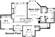 European Style House Plan - 3 Beds 2.5 Baths 2632 Sq/Ft Plan #312-465 