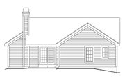 Traditional Style House Plan - 3 Beds 2 Baths 1302 Sq/Ft Plan #57-330 