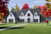 Tudor Style House Plan - 4 Beds 4.5 Baths 3608 Sq/Ft Plan #1096-41 