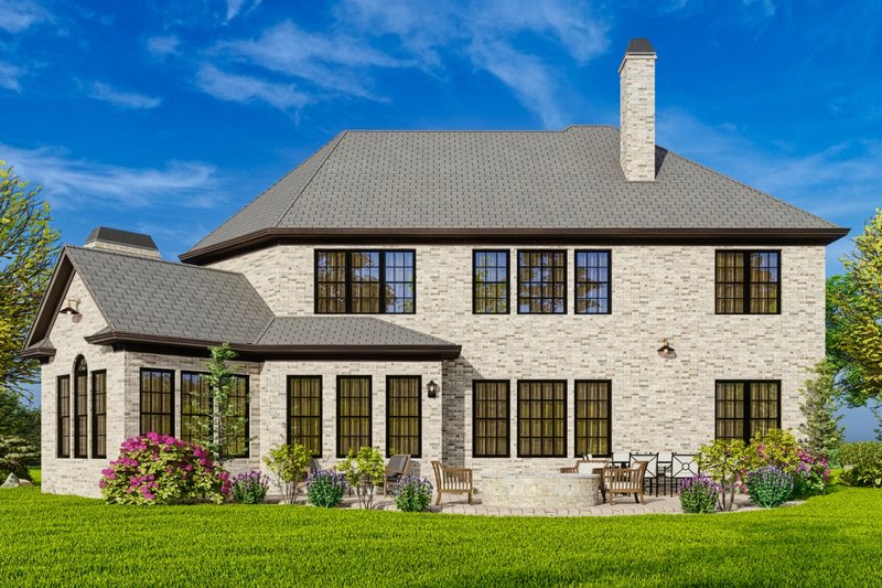 Dream House Plan - Exterior - Front Elevation 10 for Traditional House Plan #54-450 - 5 bed, 4 bath