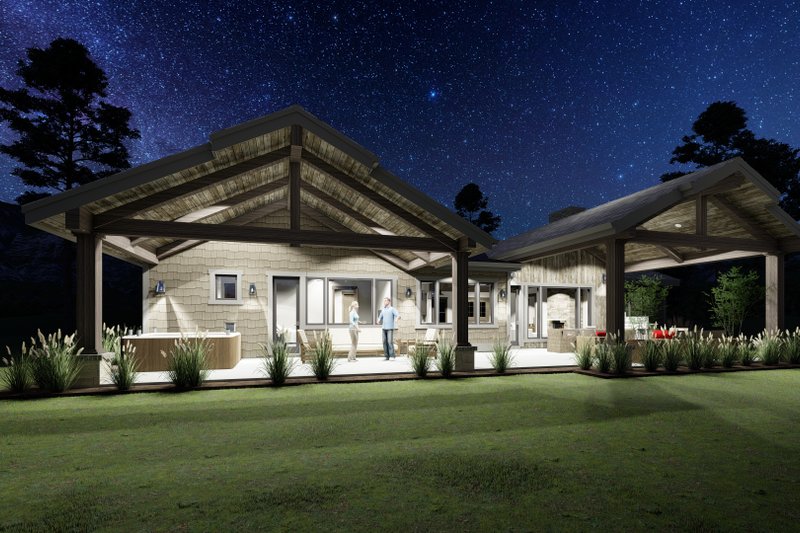 House Design - Exterior - Outdoor Living for Ranch House Plan #1069-34 - 3 bed, 2.5 bath