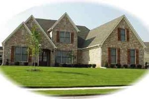 European Exterior - Front Elevation Plan #81-585