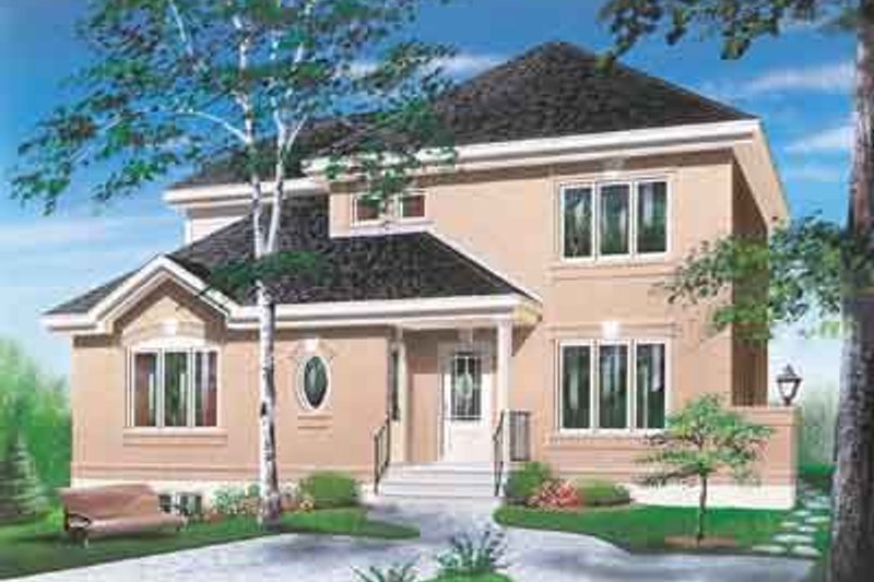 Architectural House Design - Exterior - Front Elevation Plan #23-504