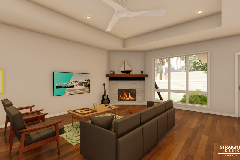 Architectural House Design - Interior - Other for Ranch House Plan #1122-14 - 3 bed, 2 bath