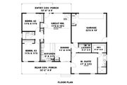 Craftsman Style House Plan - 3 Beds 2 Baths 1531 Sq/Ft Plan #117-1081 