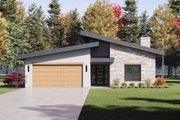 Modern Style House Plan - 3 Beds 2 Baths 1801 Sq/Ft Plan #1096-180 Exterior 