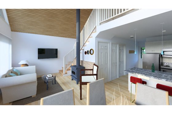 Interior - Other 3 for Cottage House Plan #126-140 - 2 bed, 1 bath