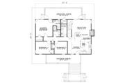 Cottage Style House Plan - 4 Beds 4 Baths 1970 Sq/Ft Plan #17-2344 