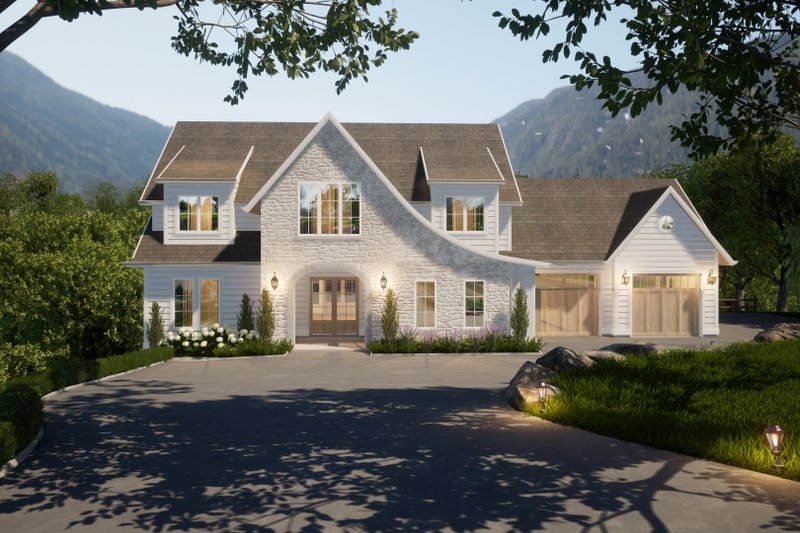 Home Plan - Photo for European House Plan #1086-26 - 3 bed, 2.5 bath