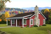 Traditional Style House Plan - 2 Beds 1 Baths 900 Sq/Ft Plan #932-525 