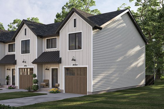 Exterior - Other Elevation for Modern House Plan #455-420 - 3 bed, 2.5 bath