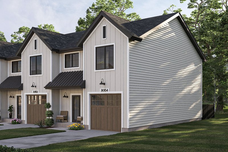 Architectural House Design - Exterior - Other Elevation for Modern House Plan #455-420 - 3 bed, 2.5 bath