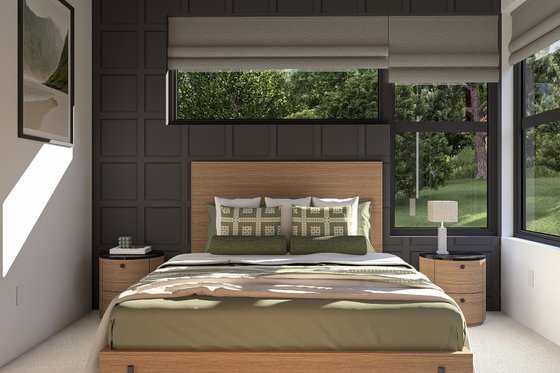 Interior - Bedroom for Modern House Plan #455-355 - 1 bed, 1 bath